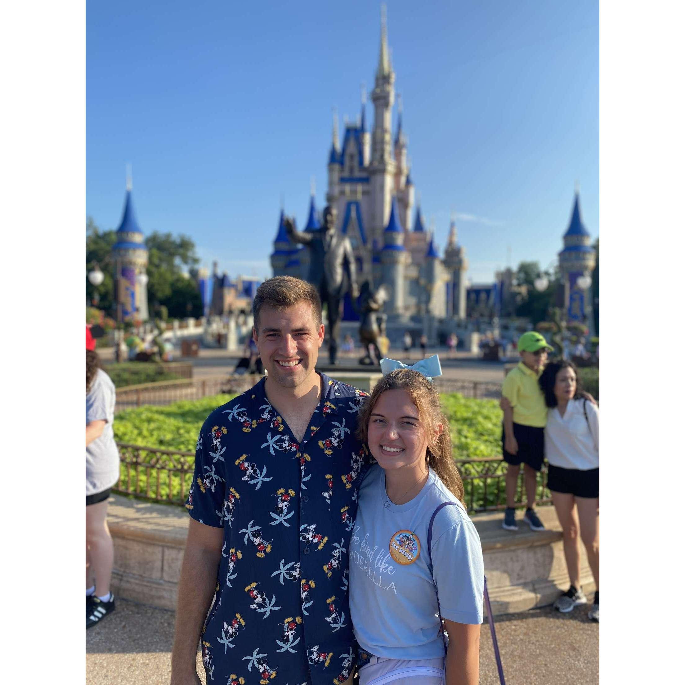 Miranda's first vacation was to her childhood dream! Thank you to the Luckys for making it happen! :)
