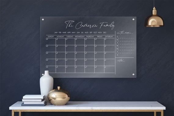 Acrylic Calendar