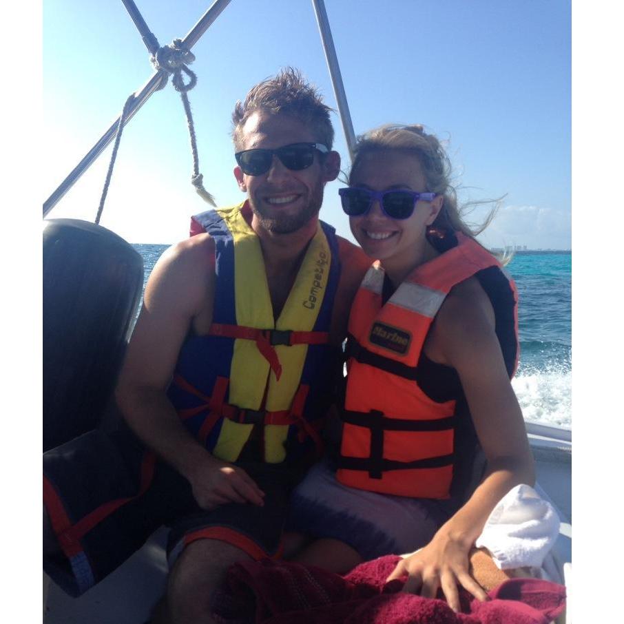 Swimming with whale sharks and snorkeling coral reefs in Mexico, 2015.