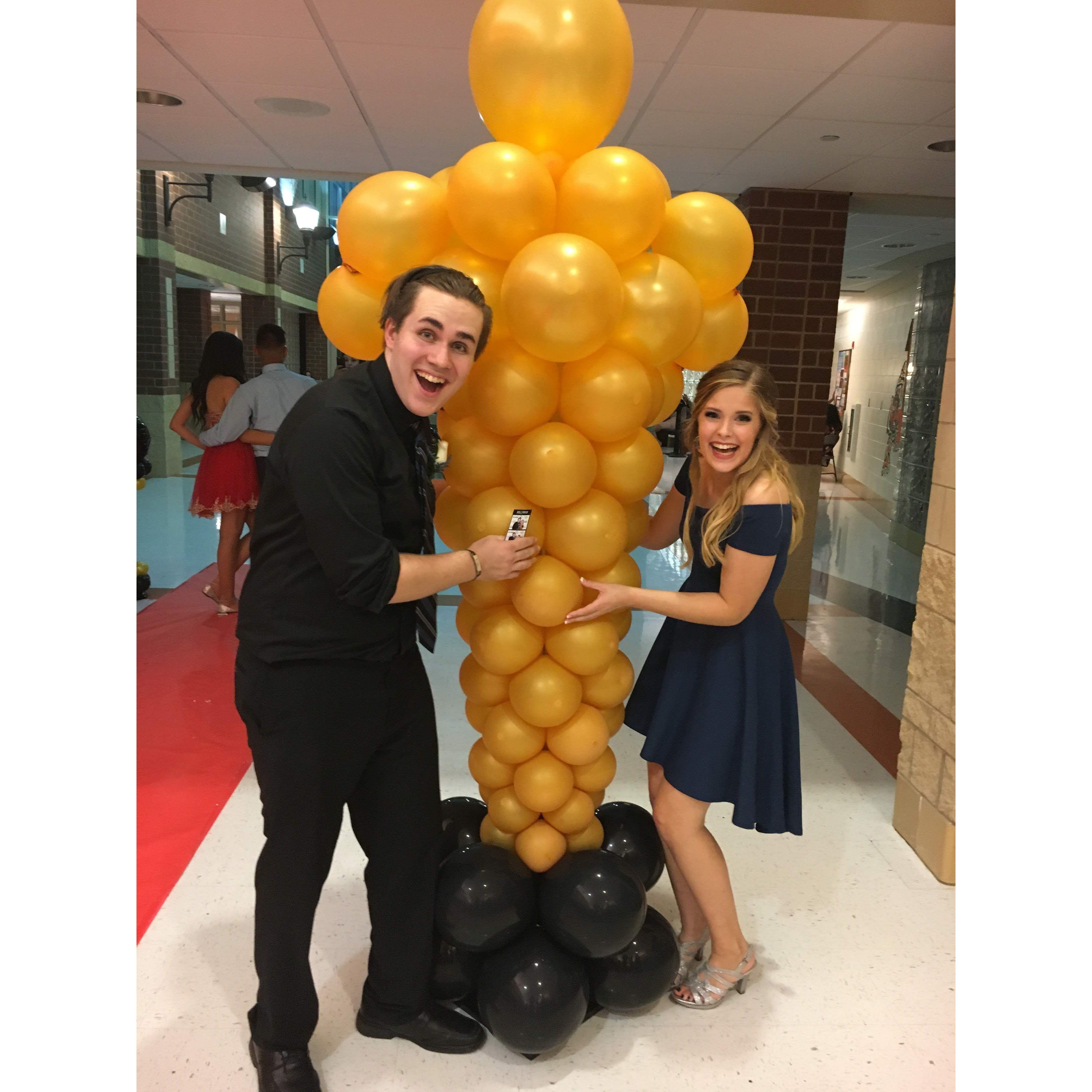october 2016- danny's senior homecoming