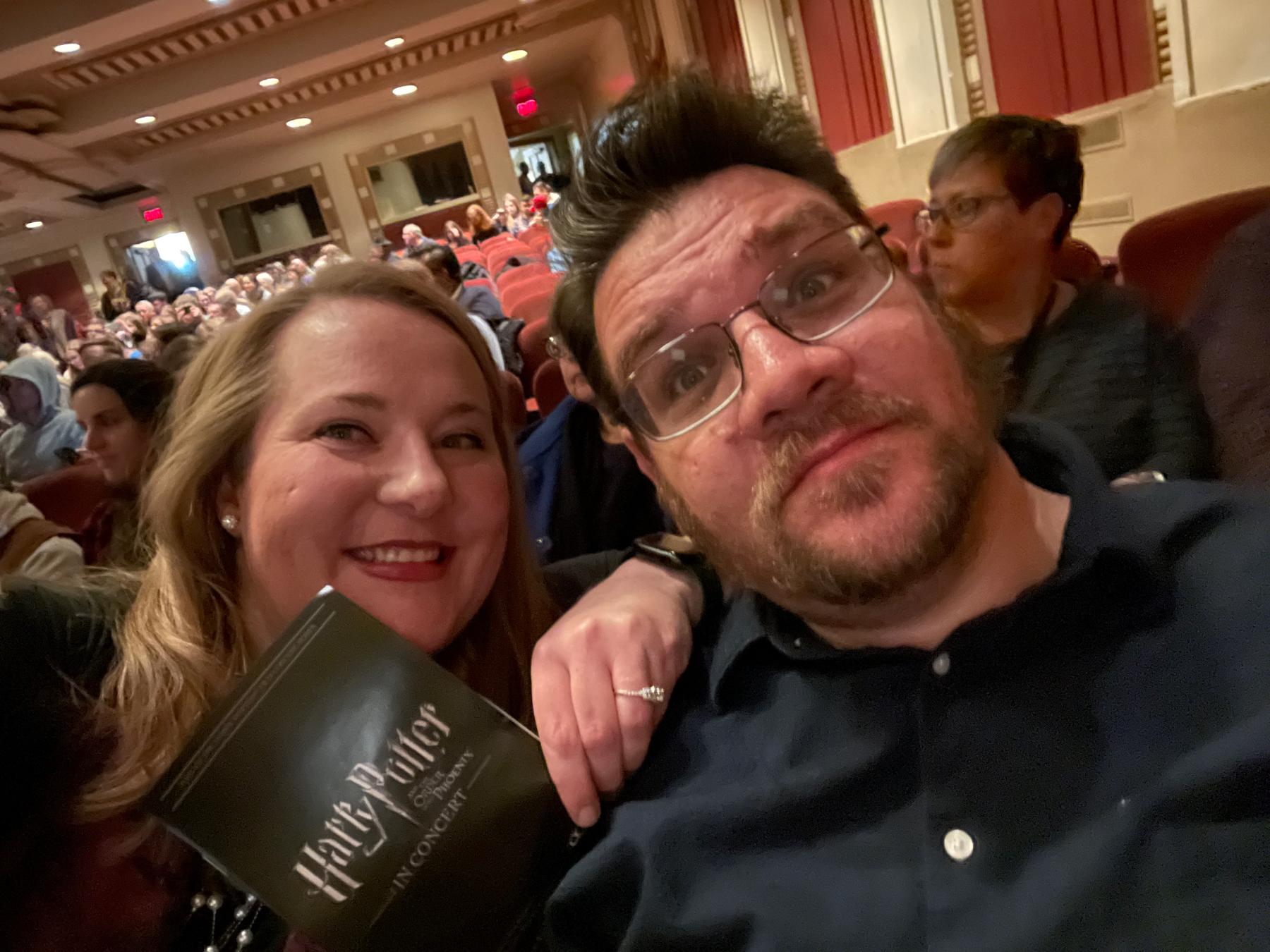 Harry Potter Symphony and 1 year anniversary of our engagement
