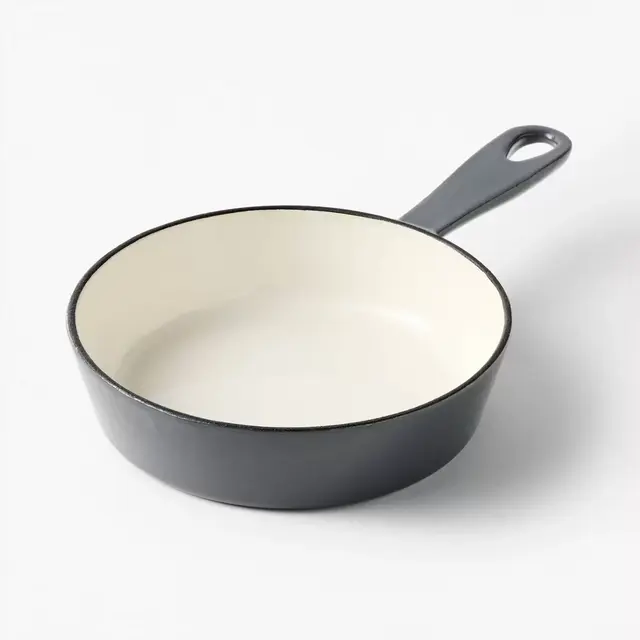 6" Enamel Skillet Gray Eclipse - Figmint™