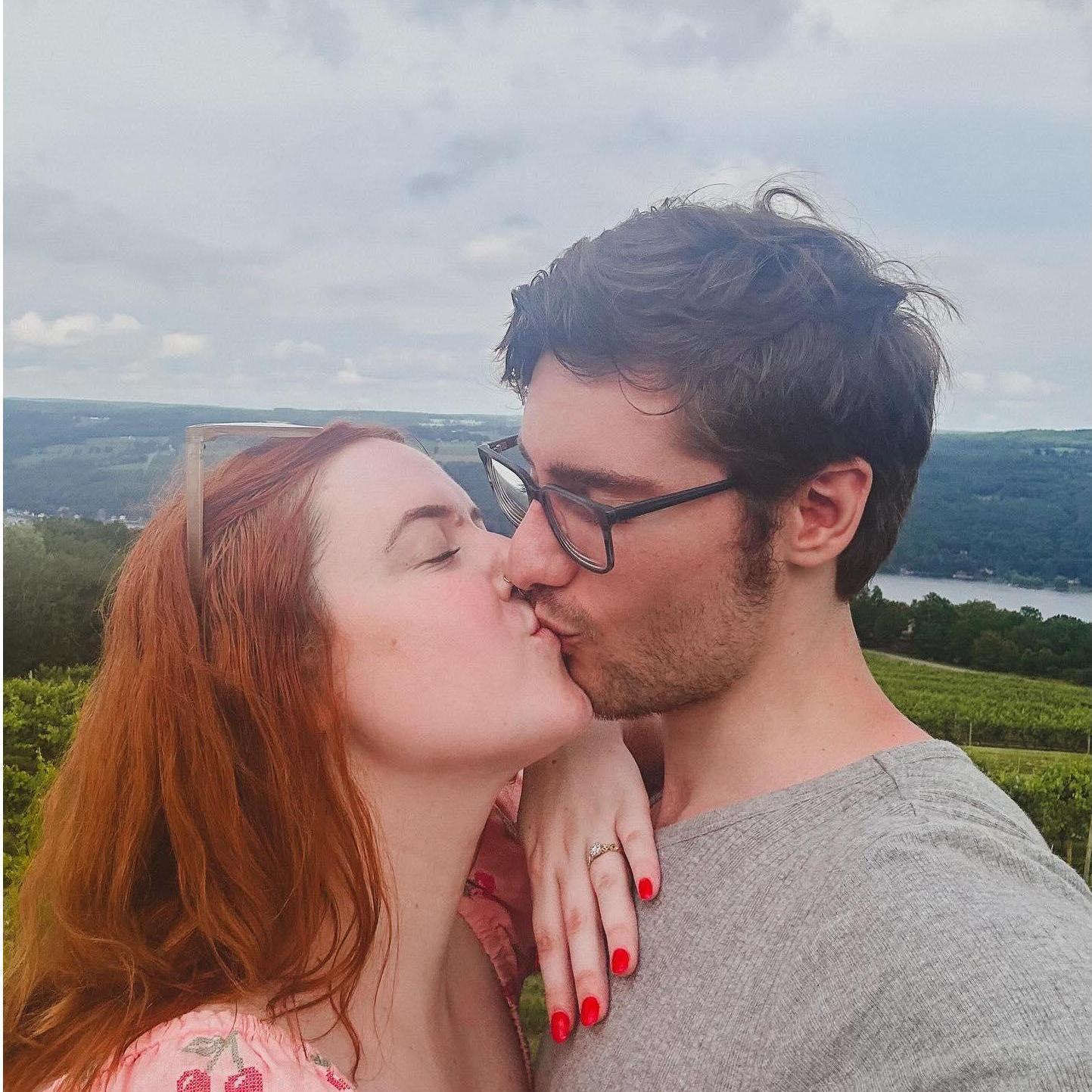 ENGAGED!! July 7th, 2023. Bully Hill Vineyards, Hammondsport, NY