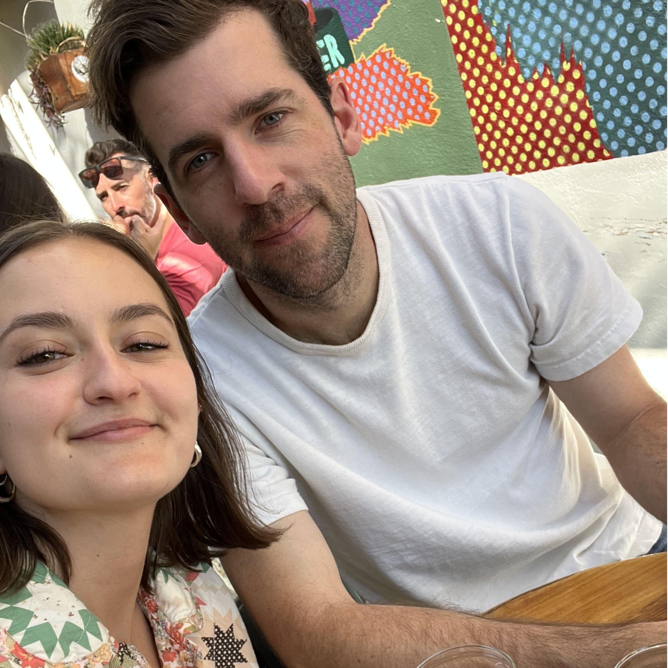 Cara's first time at Llama Dog