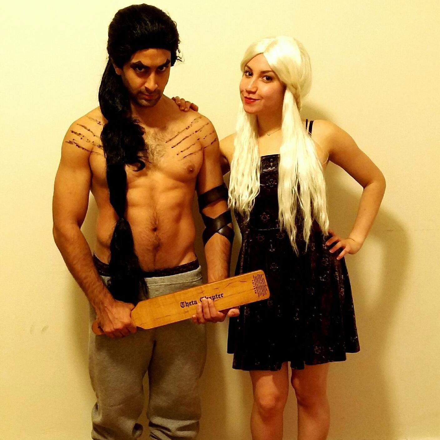 Our uncanny Halloween as Khalisi and Khal.