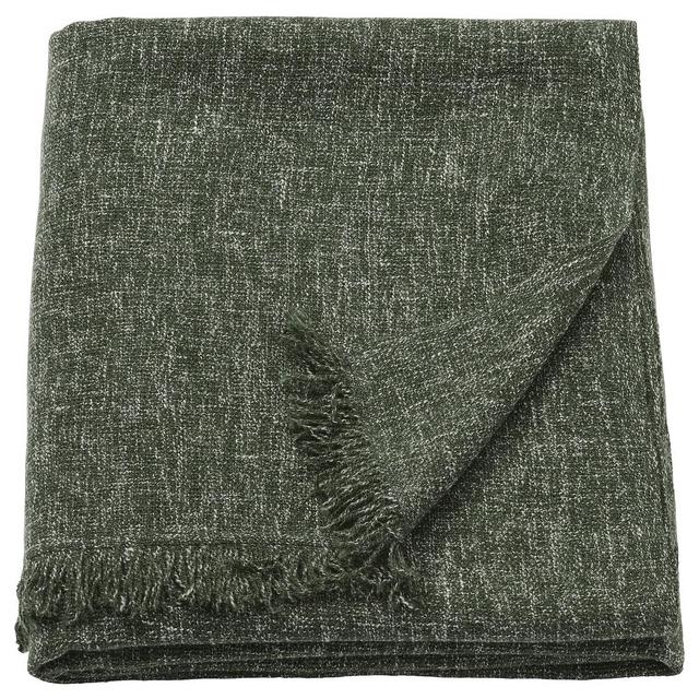 INGRUN Throw, dark green 51x67 "