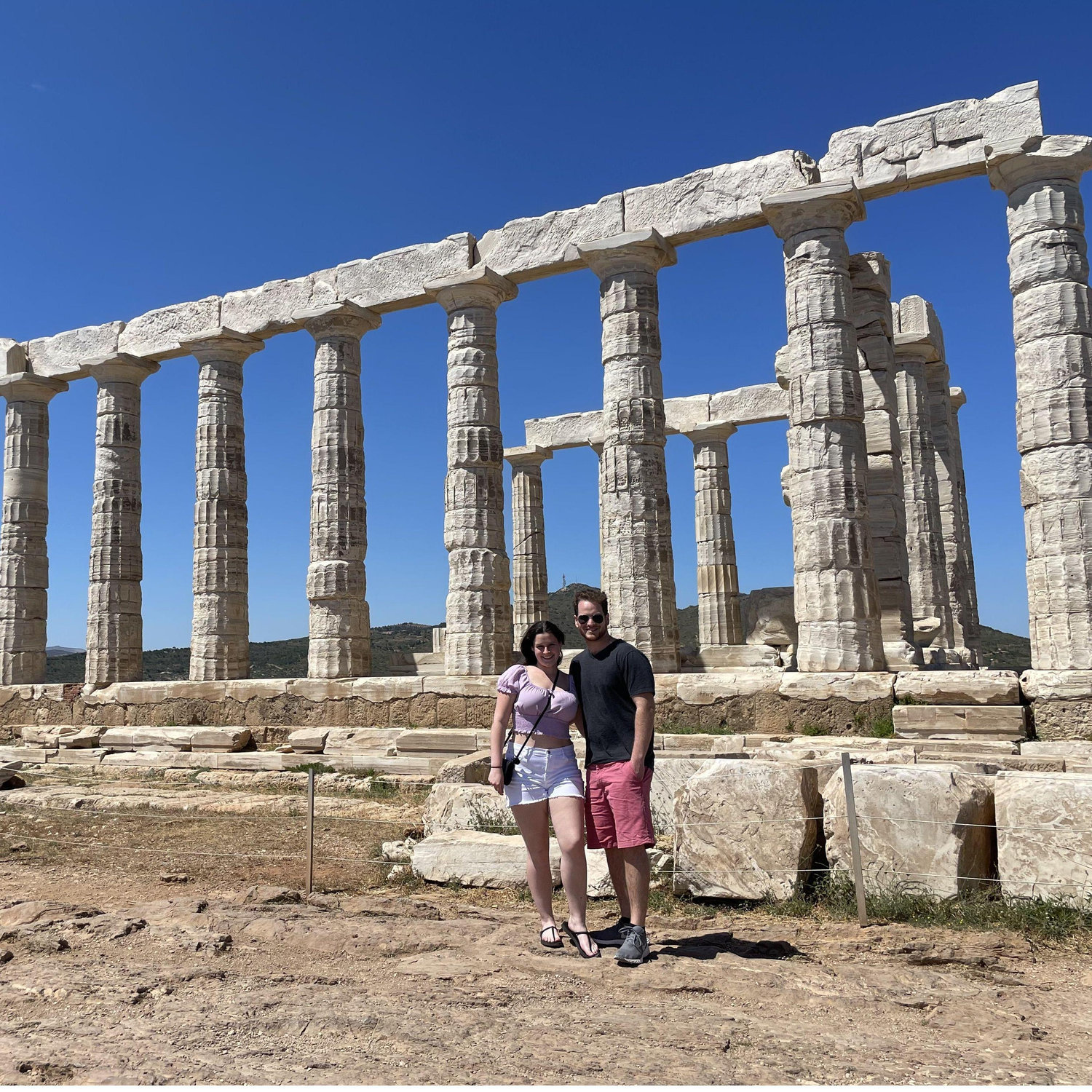 Temple of Poseidon, Greece 2022