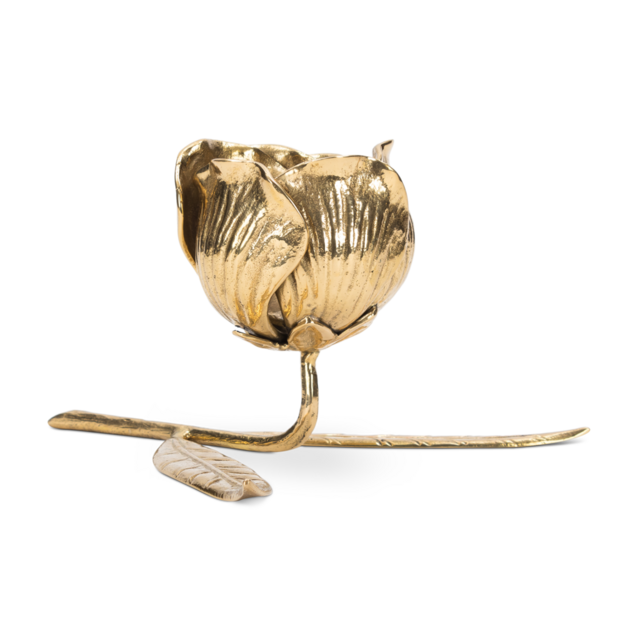Brass Tulip Candle Holder