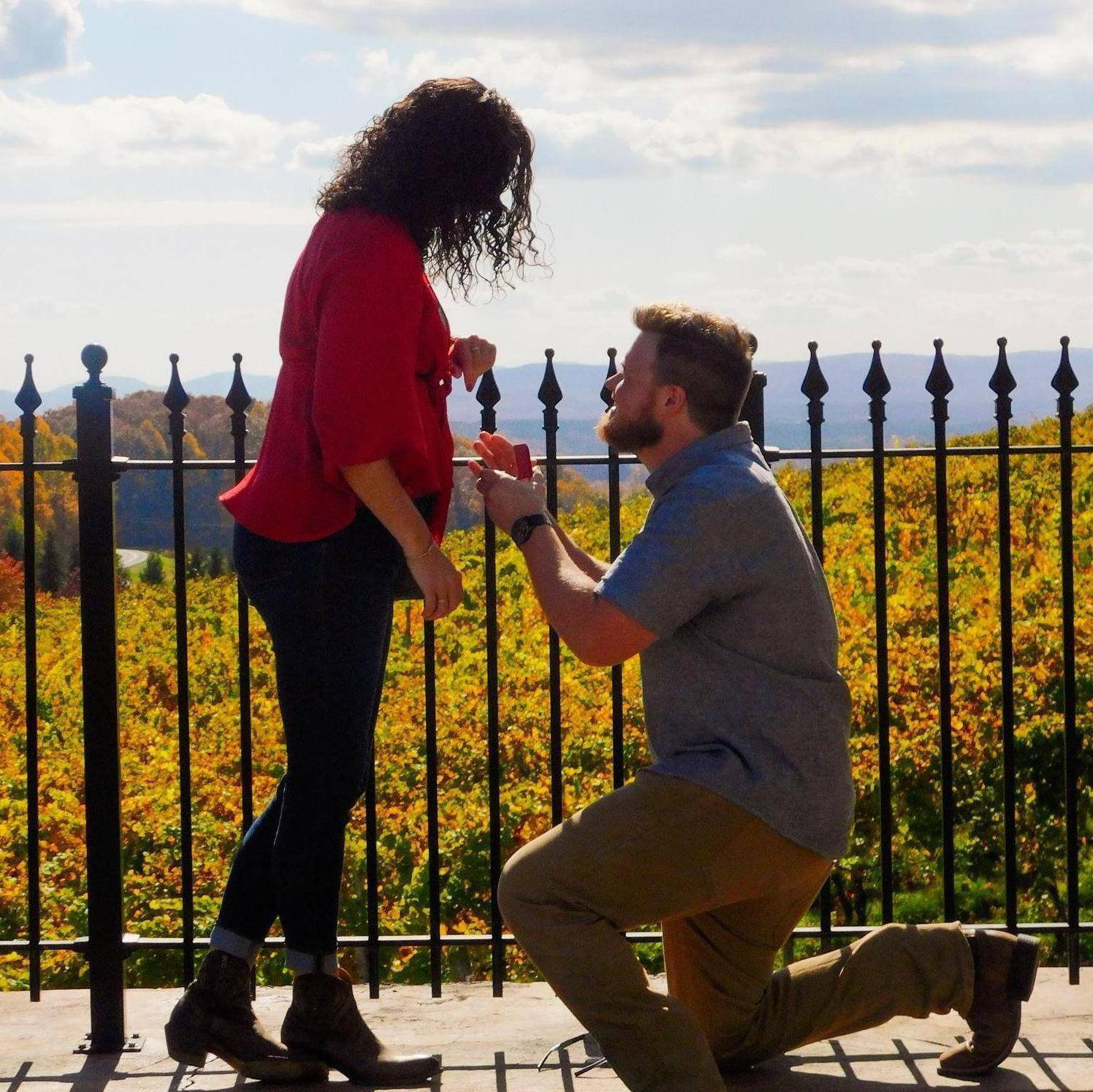Our engagement at Point Lookout Vineyard 10.28.23