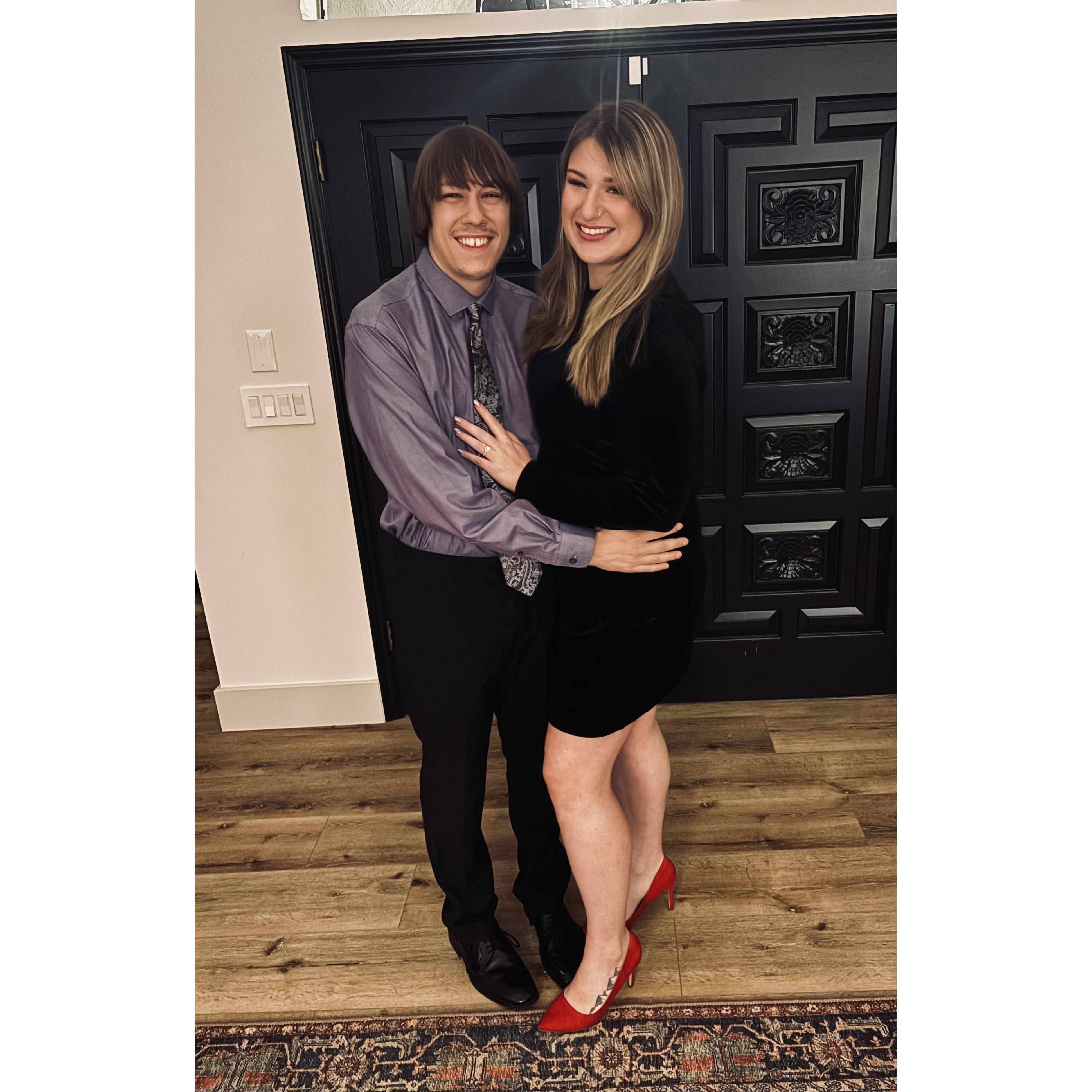 Celebrating our engagement on January 18th, 2025