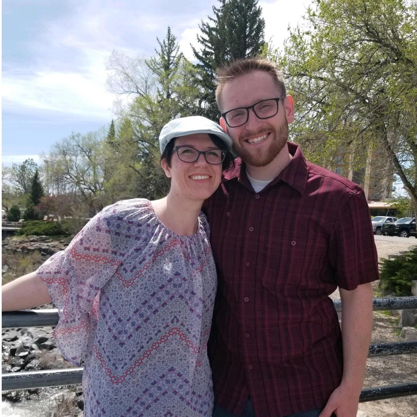 An adventure to the beautiful falls in Idaho and a wonderful view of the temple.