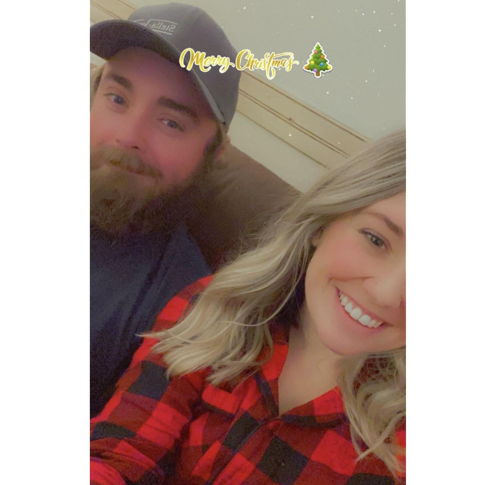 Our first photo! Christmas Eve December 2021!
