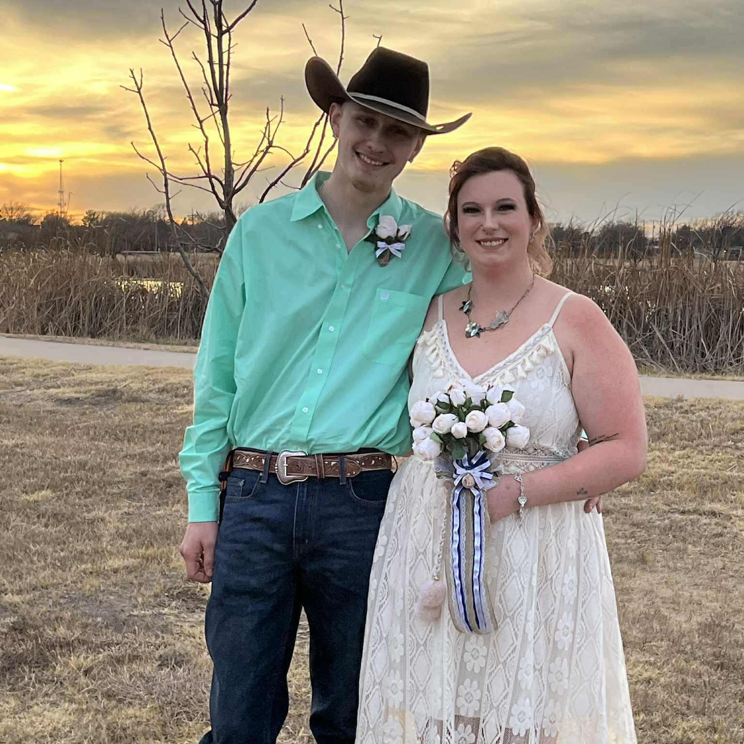 Bride and groom