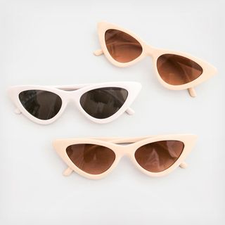 Blank Cat Eye Sunglasses, Set of 2