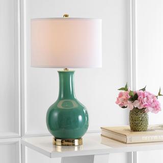 Emerald Ceramic Paris Lamp