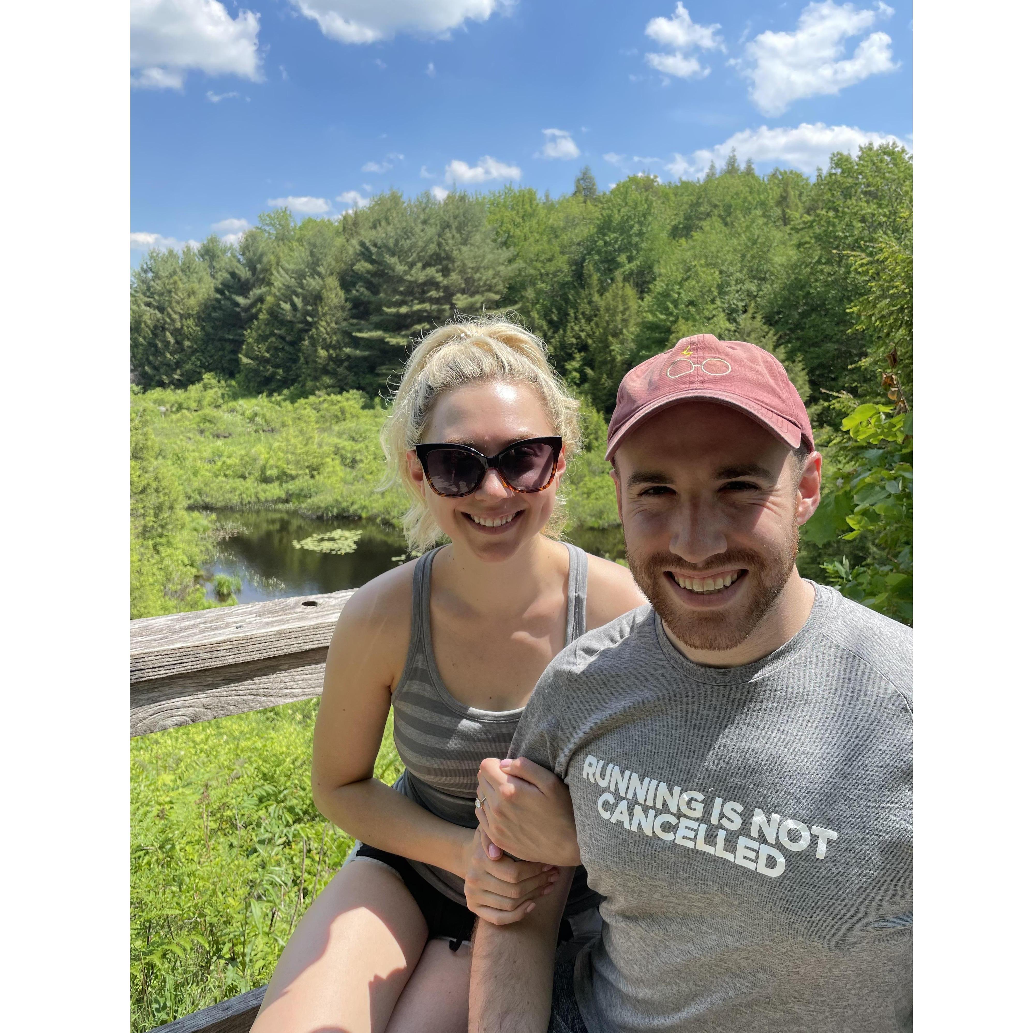 Our vacation to the Berkshires with Spencer (Carter's best man) and his family in summer of 2021