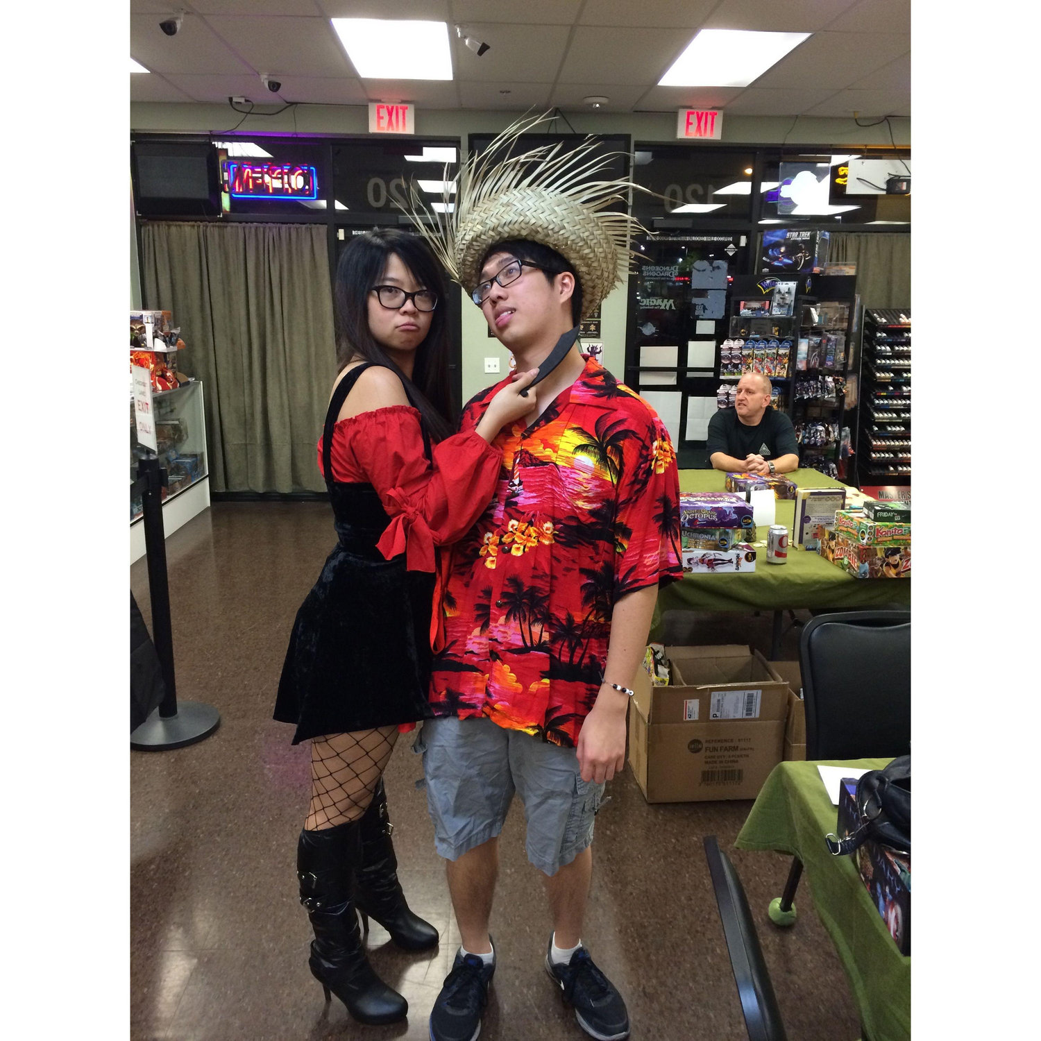 Dressed up for some board game events ..