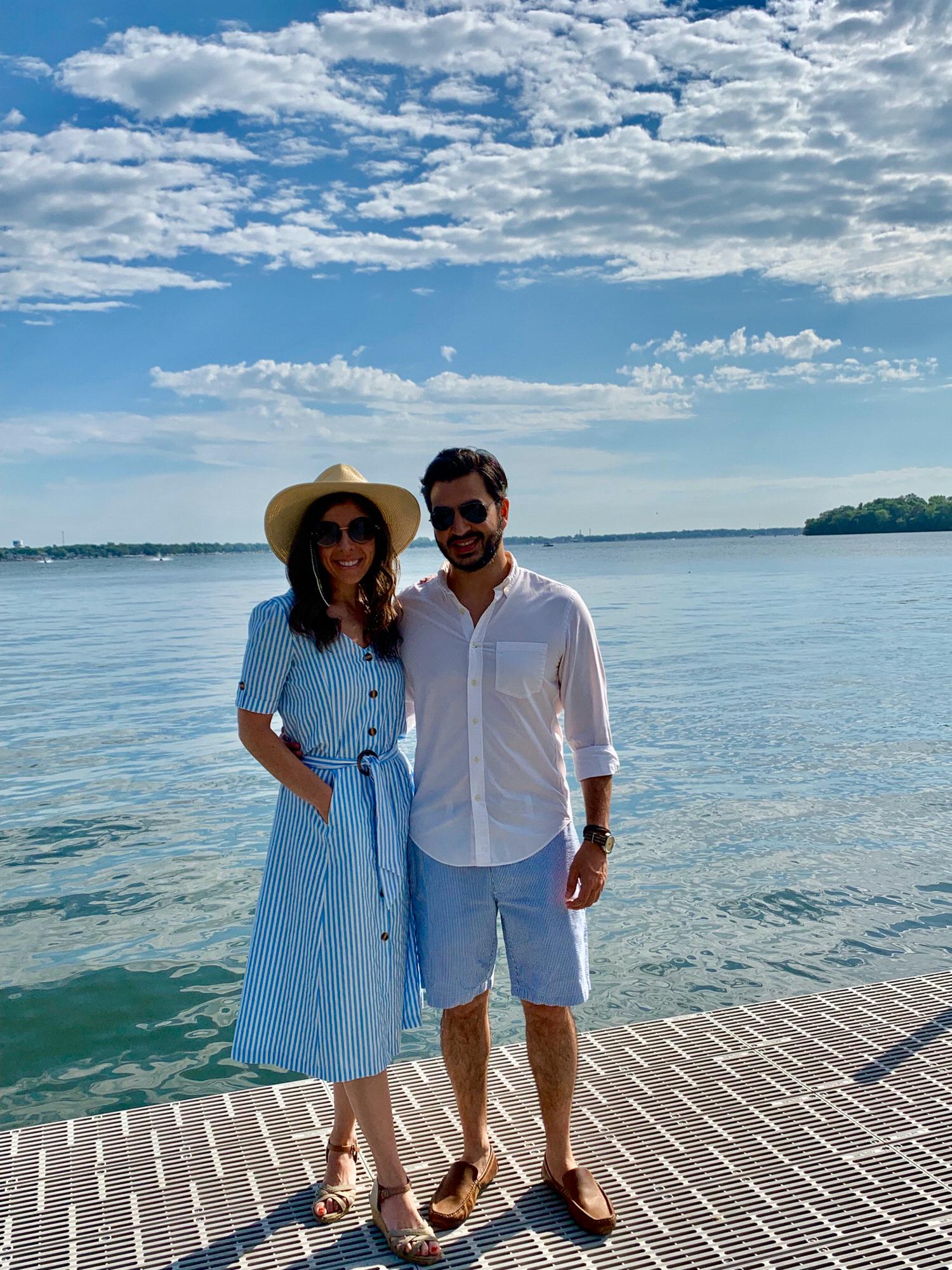 Got duped into matching clothes for the 4th in Clear Lake