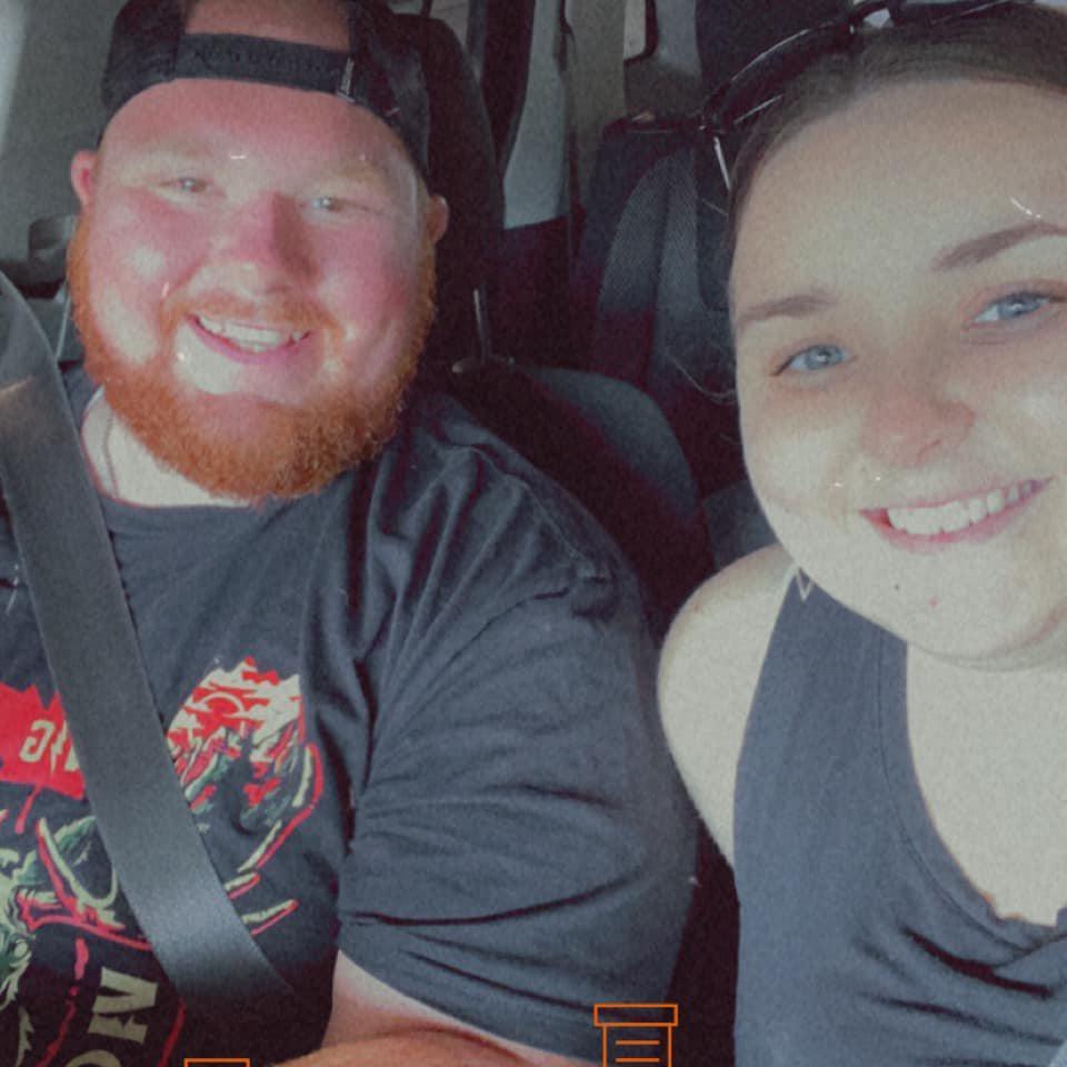 We took this on our way to Baltimore. Our first small roadtrip together!