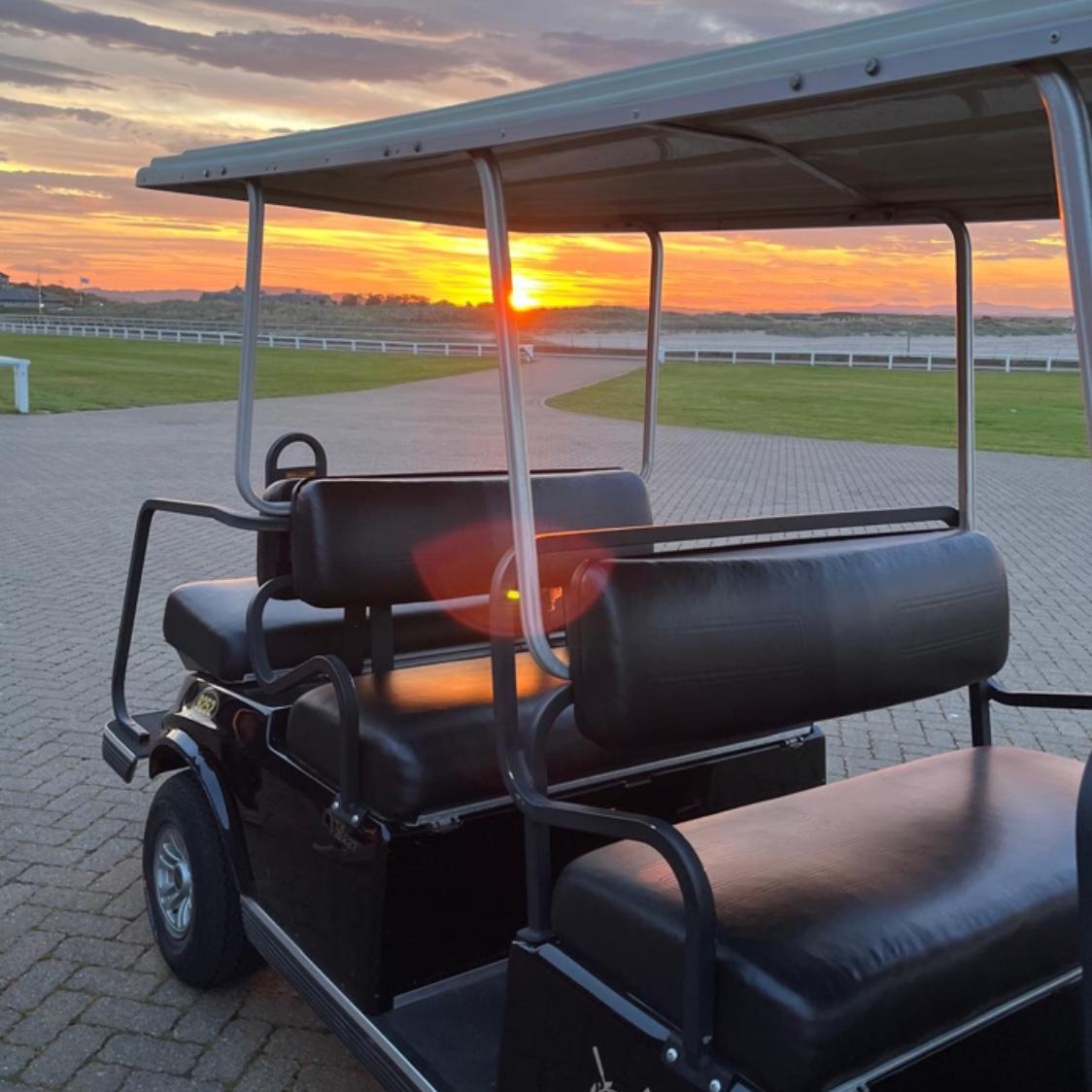 Old Course golf cart