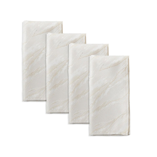 Saro Lifestyle Metallic Shimmer Napkin, Set of 4