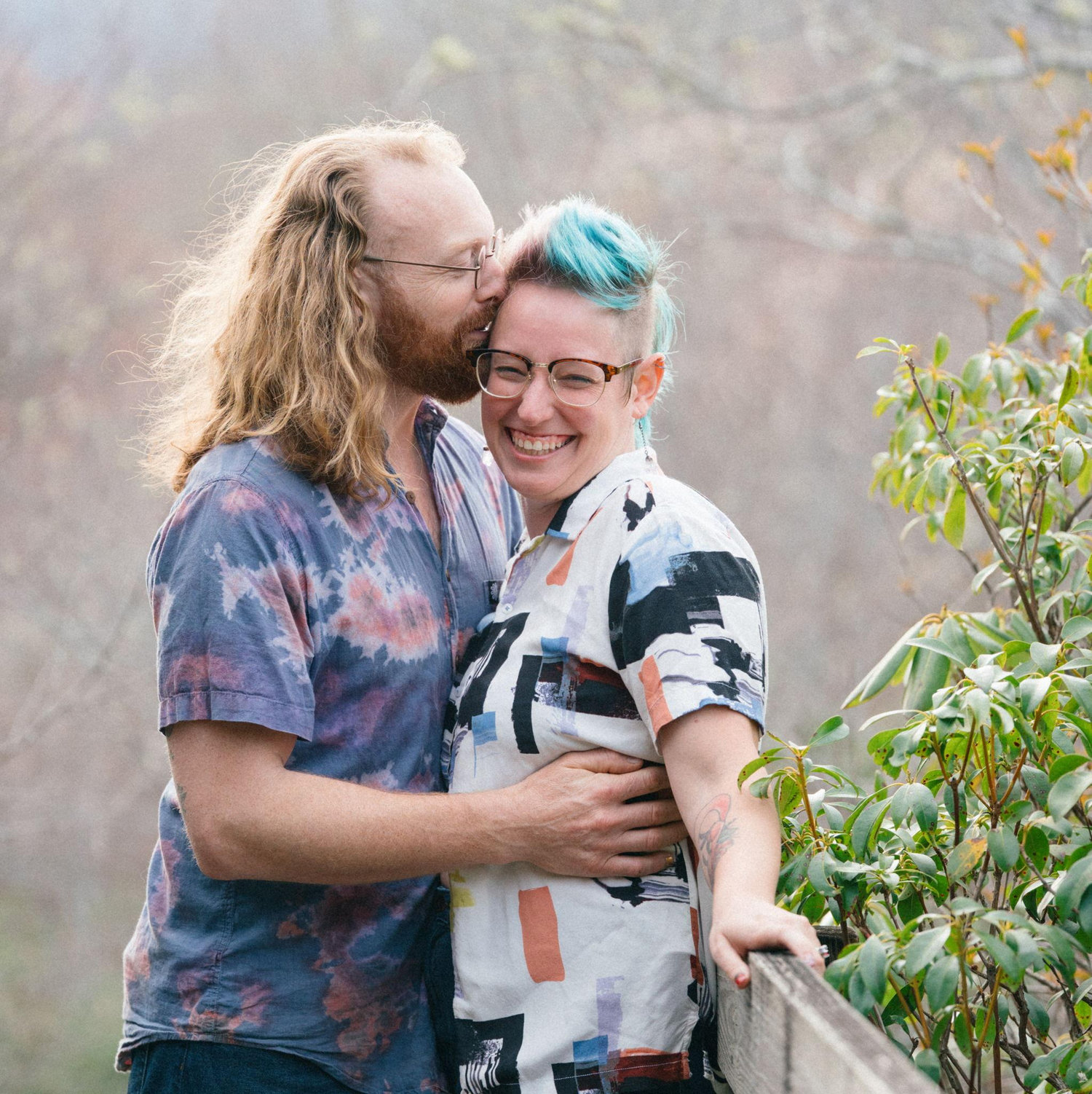 We took these photos at Graveyard Fields, a beautiful hiking spot off the Blue Ridge Parkway.
Our photographer, Sally Gray, is an old friend of Mac's from college years! And she's incredible.