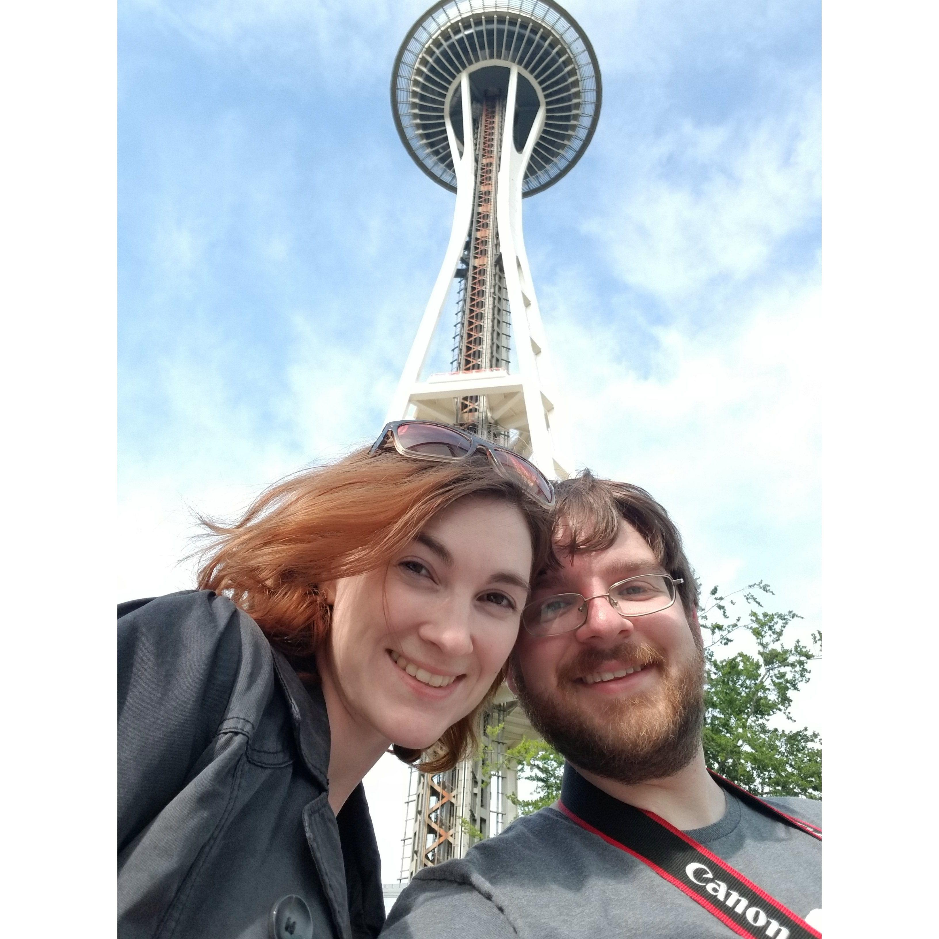 Our first big trip together, Washington, May 2019