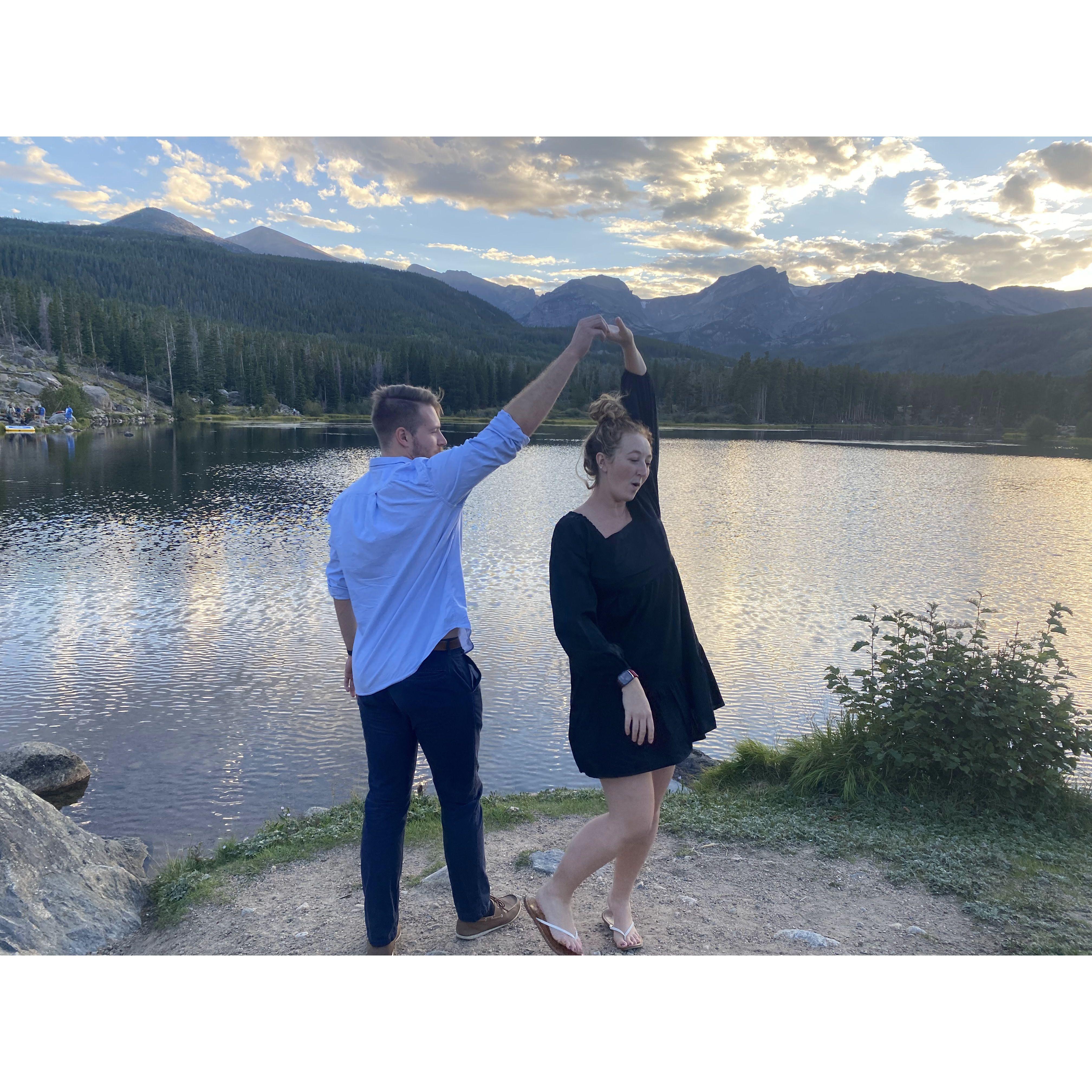 Our engagement at sprauge lake