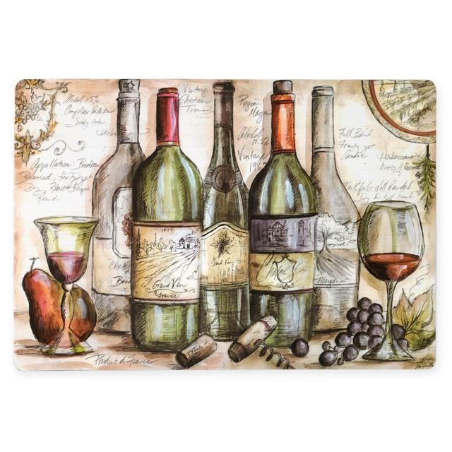 Vitners Sketch Laminated Placemat