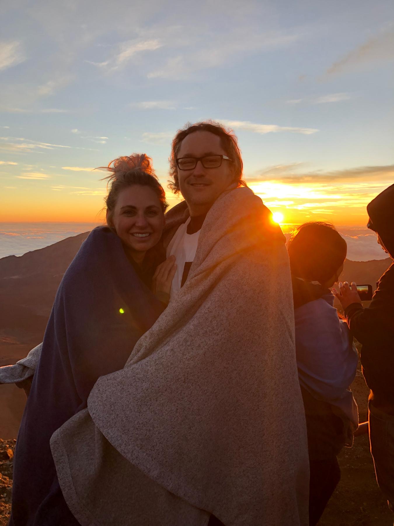 We met Feb 2019 when Heidi was finishing up a travel nursing assignment on Maui. We hit it off immediately & were pretty inseparable for Heidi’s last month. Haleakala sunrise was 1 of our 1st dates.