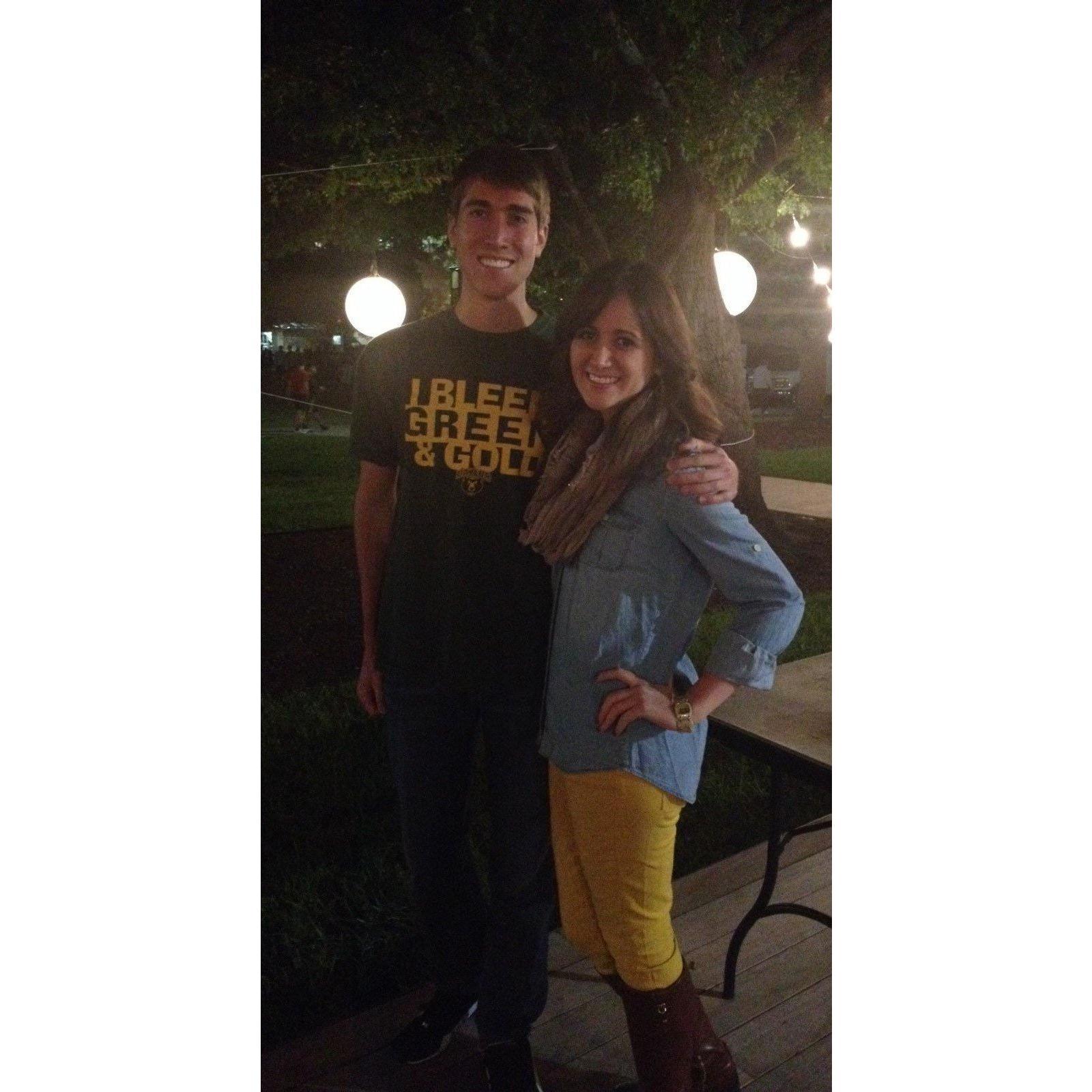 This was the very first picture we ever took together