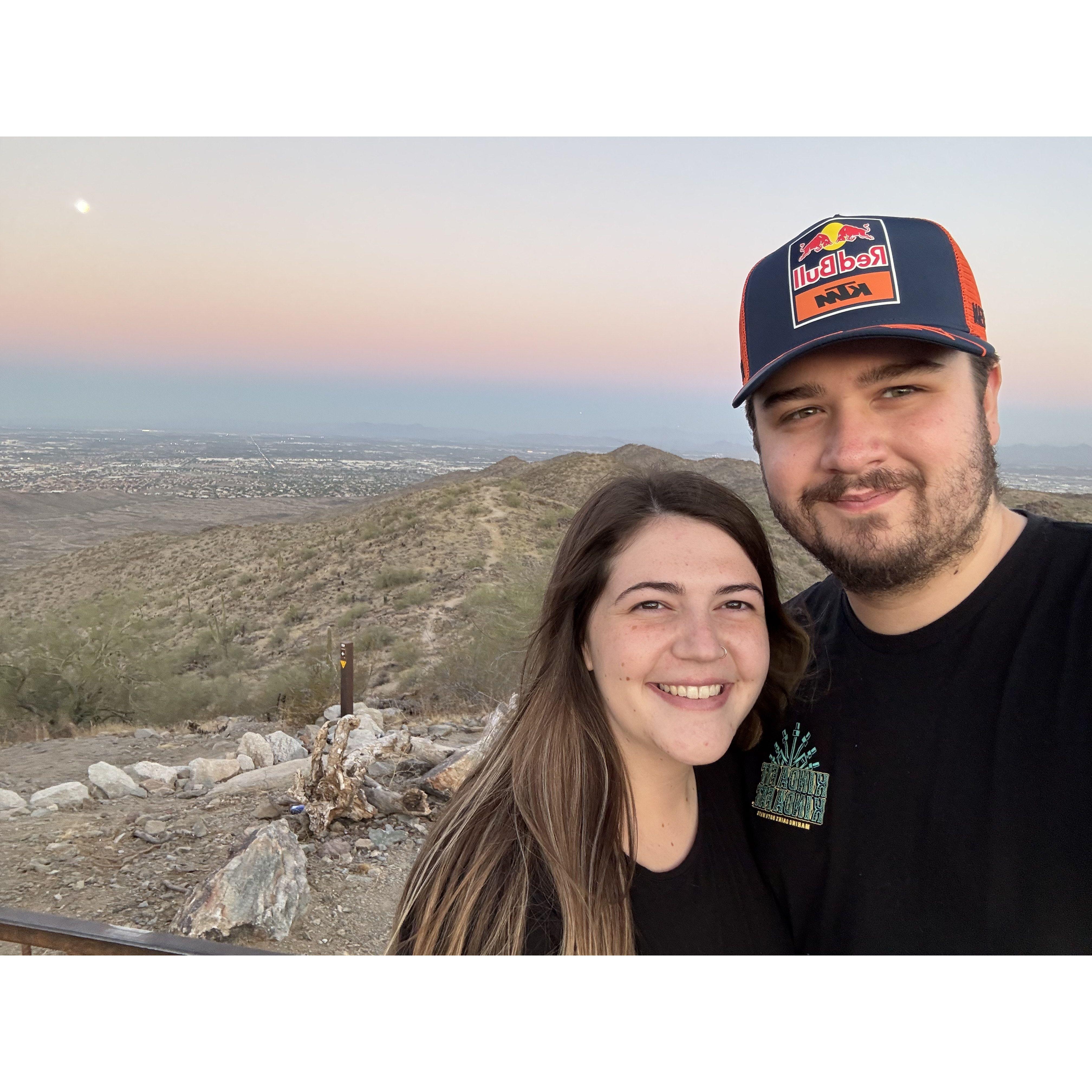 Our first time at South Mountain!