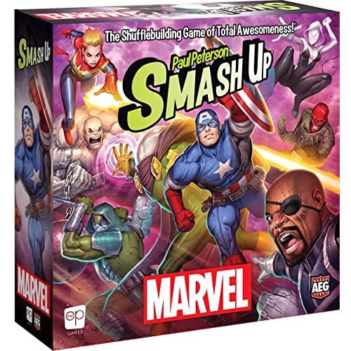 Smash Up: Marvel | Officially Licensed by Alderac Entertainment Group (AEG) | Collectible Marvel Card Game | Standalone Smash Up Game | Featuring Marvel Characters Including The Ultimates & Hydra