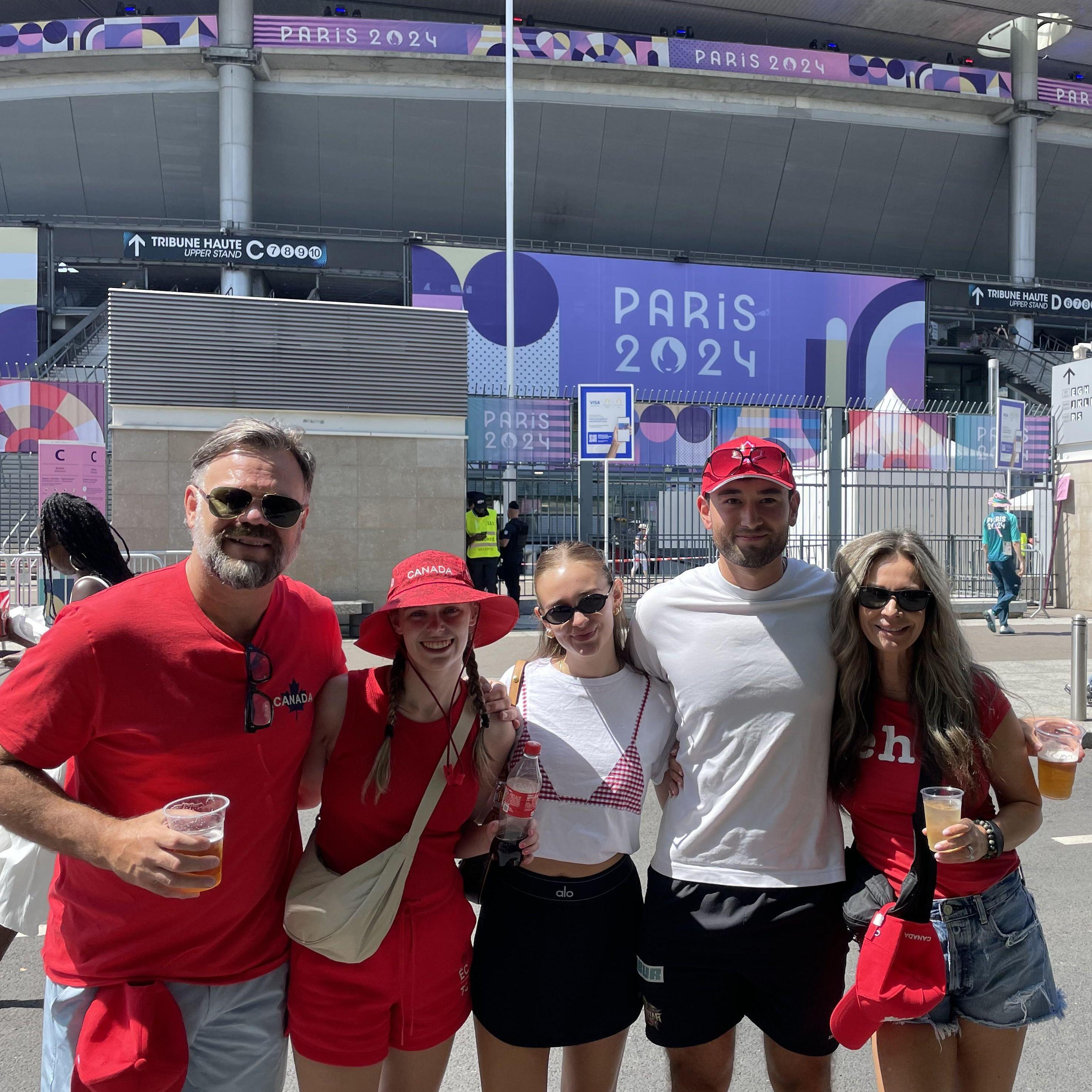 Cheering on Piper at the 2025 Paris Olympics!
