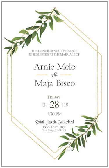 The Wedding Website of Maja Bisco and Arnie Melo