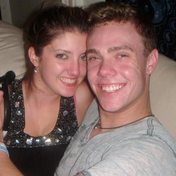 One of our first nights as an official couple