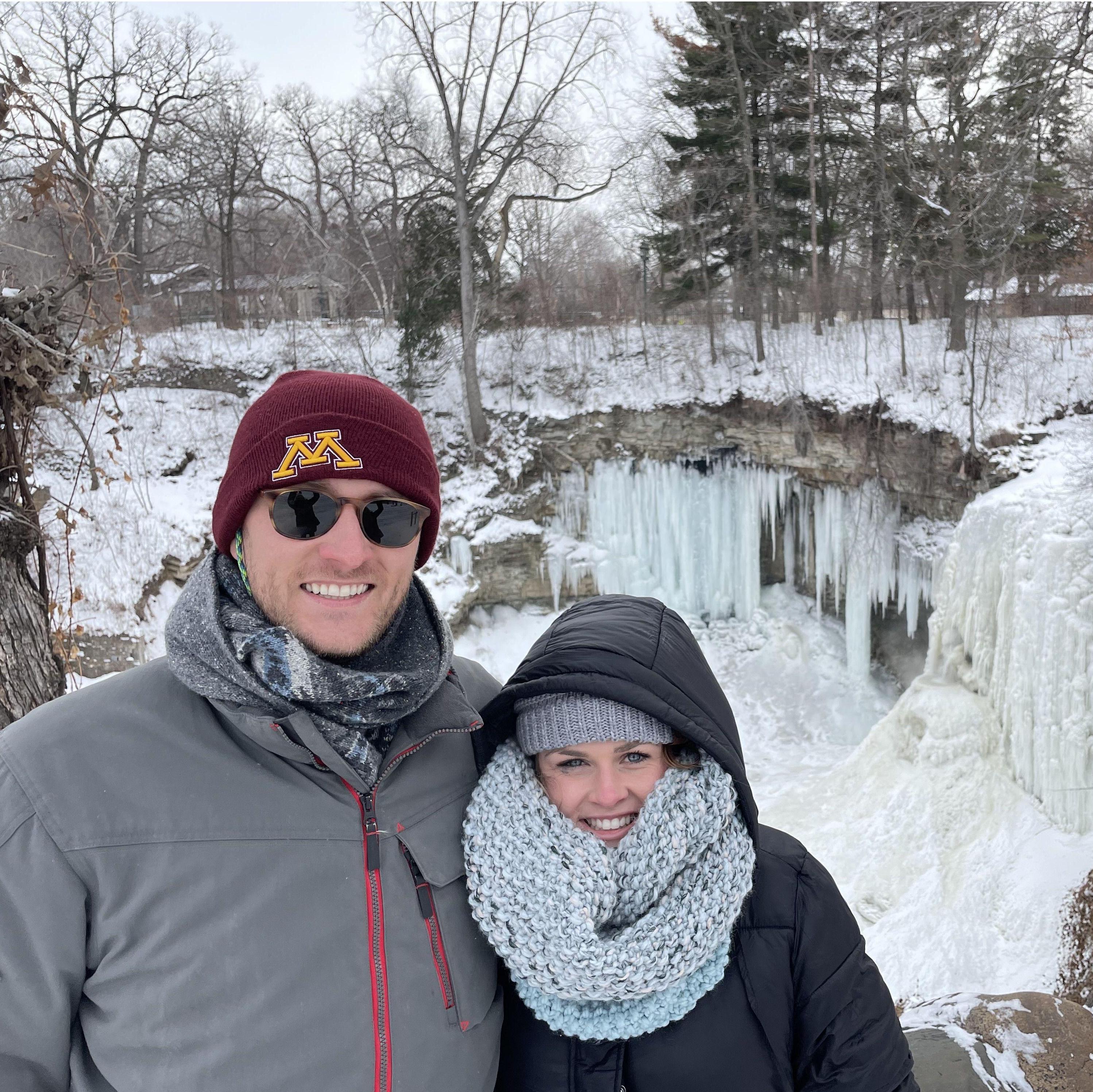 Blair's first time in Minnesota! December 2021