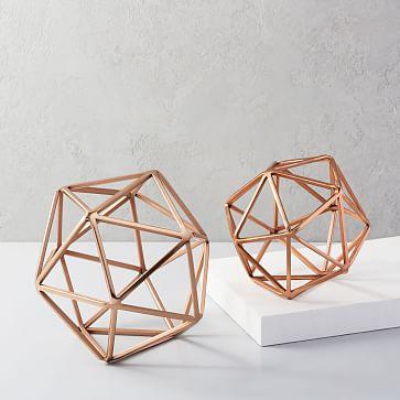 Brass Symmetry Decorative Objects (Small)