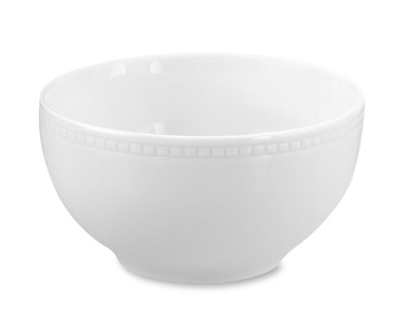 Apilco Beaded Hemstitch Porcelain Cereal Bowls- Set of 4