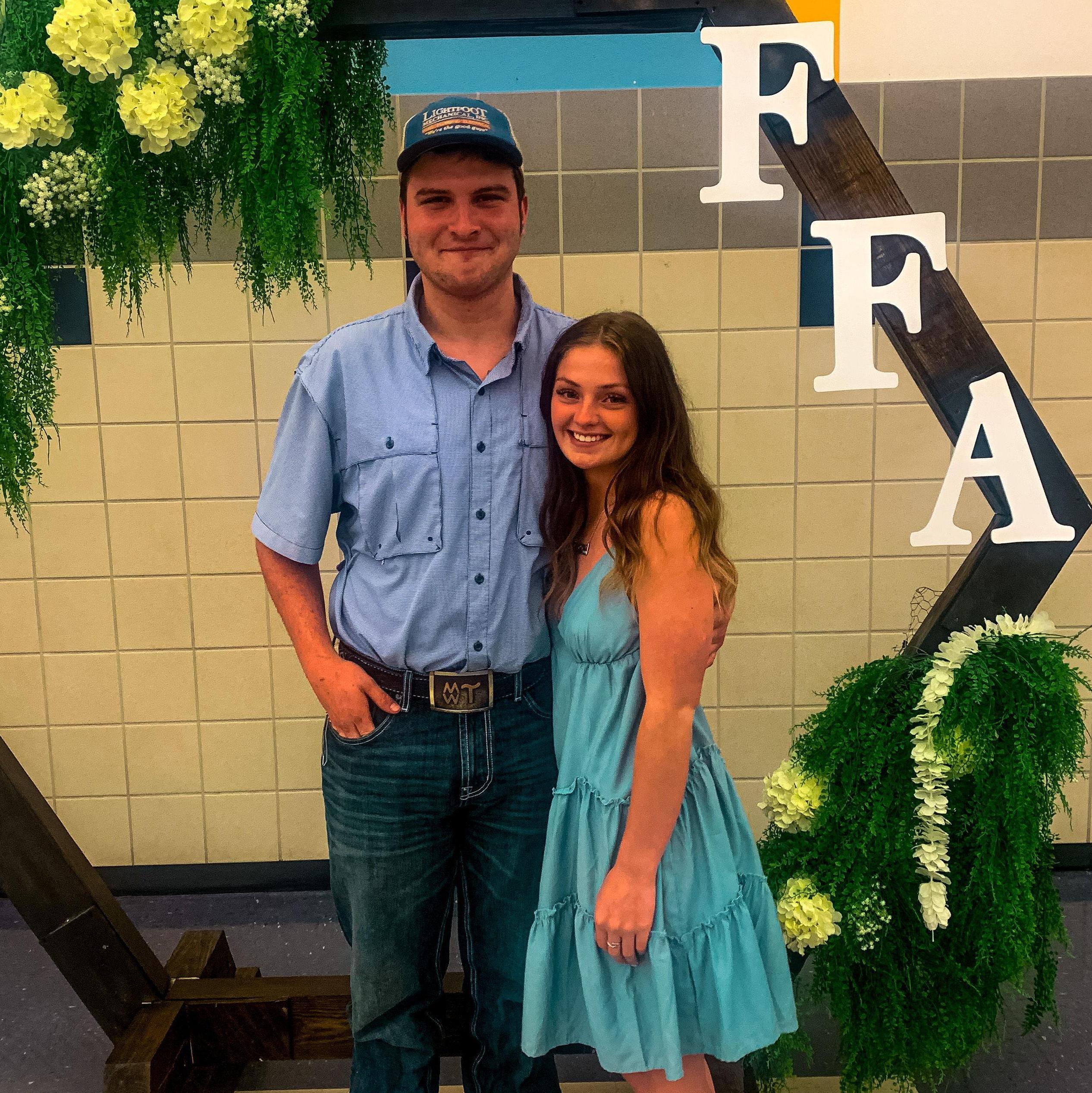 Clara’s senior FFA banquet.