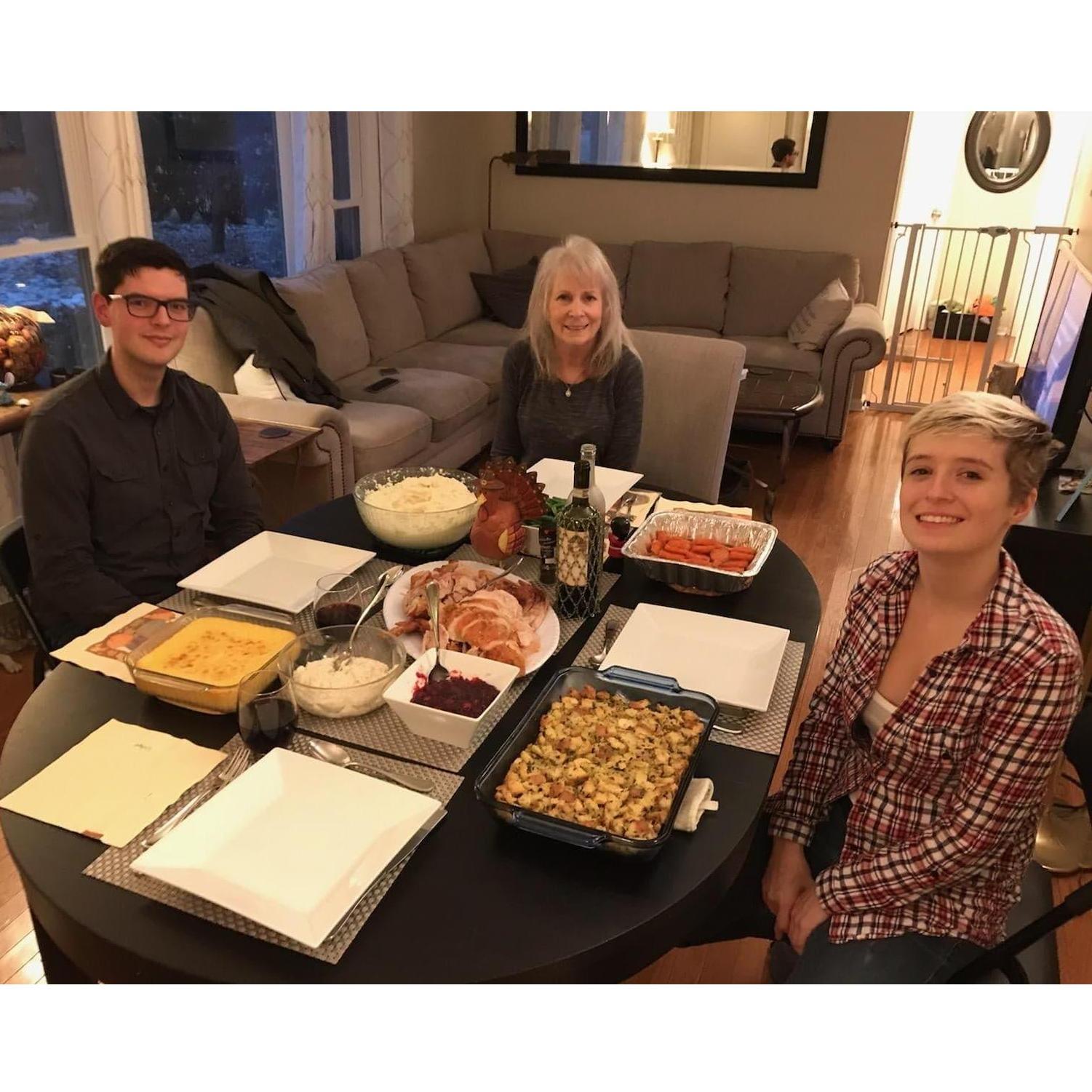 Our first Thanksgiving at our house