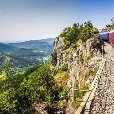 Scenic Train Ride Through Tuscany