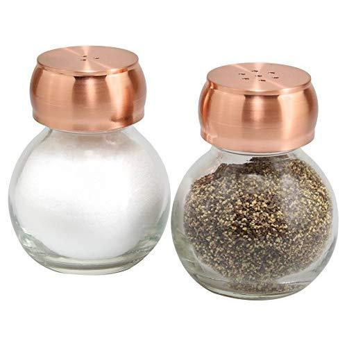Olde Thompson 22-353-03 Orbit Salt & Pepper Shaker, 3", Copper/Clear