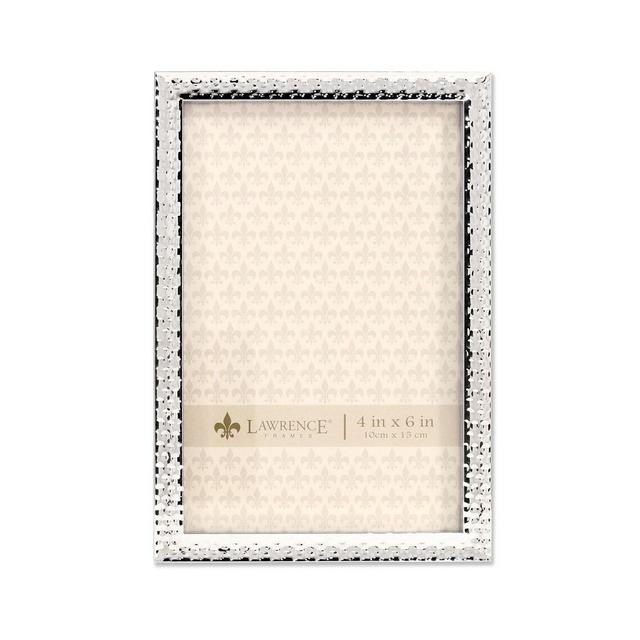 Lawrence Frames Silver Metal Hammer Effect - 4" x 6"