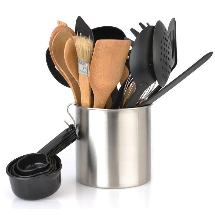 25 Kitchen Utensil Set Home Hero - Nylon Cooking Utensils - Kitchen Utensils with Spatula - Kitchen Gadgets Cookware Set - Kitchen Tool Set