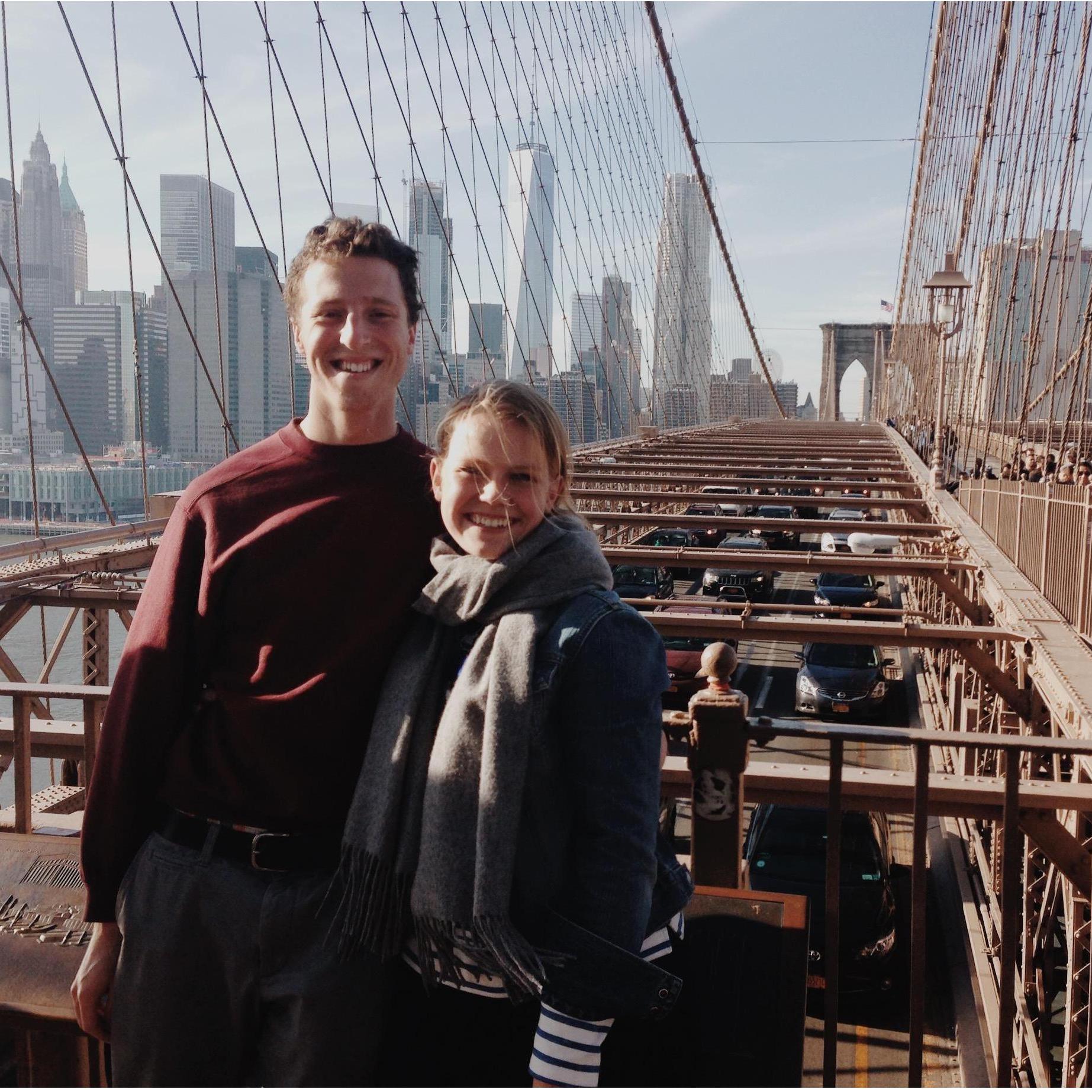Senior year of college on a weekend trip to New York.