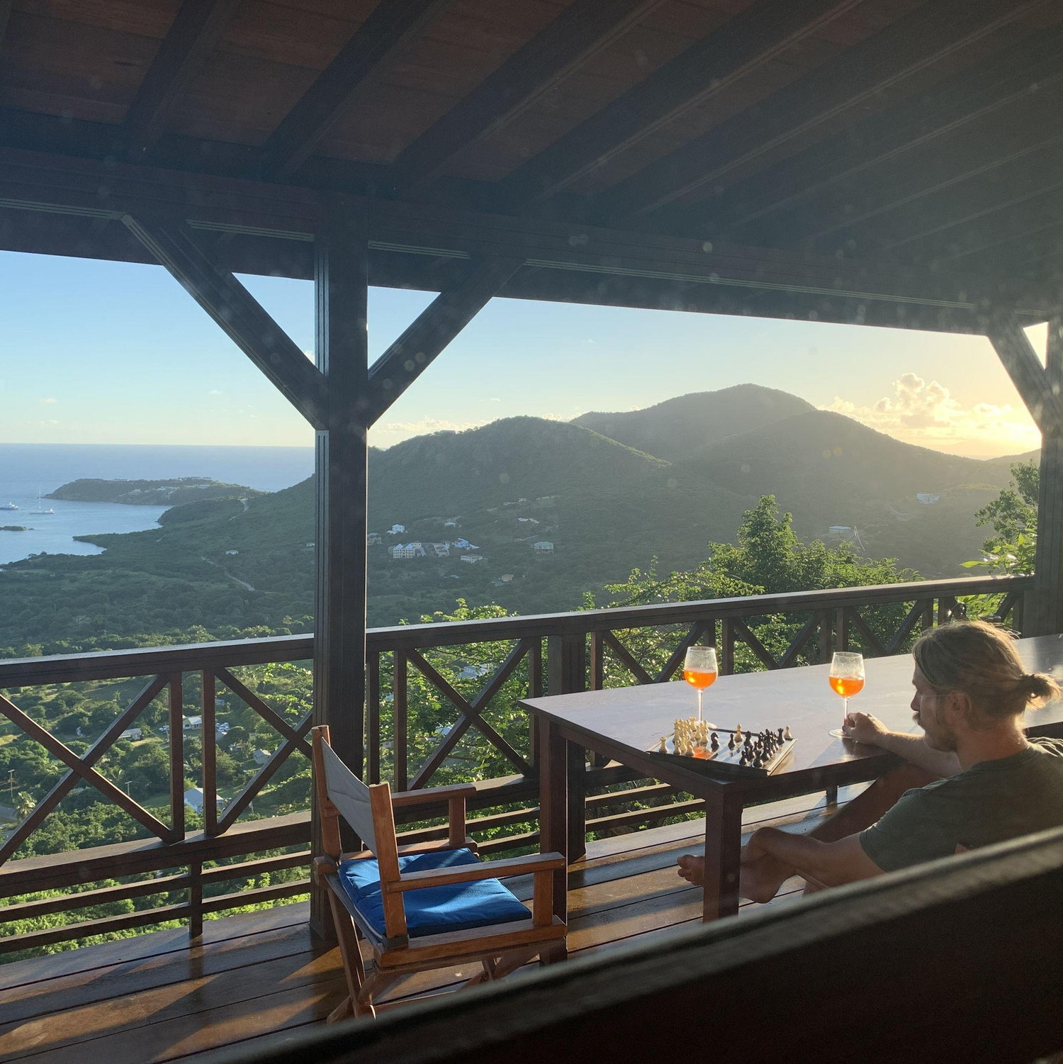 The magical month we spent in Antigua, playing chess on the balcony