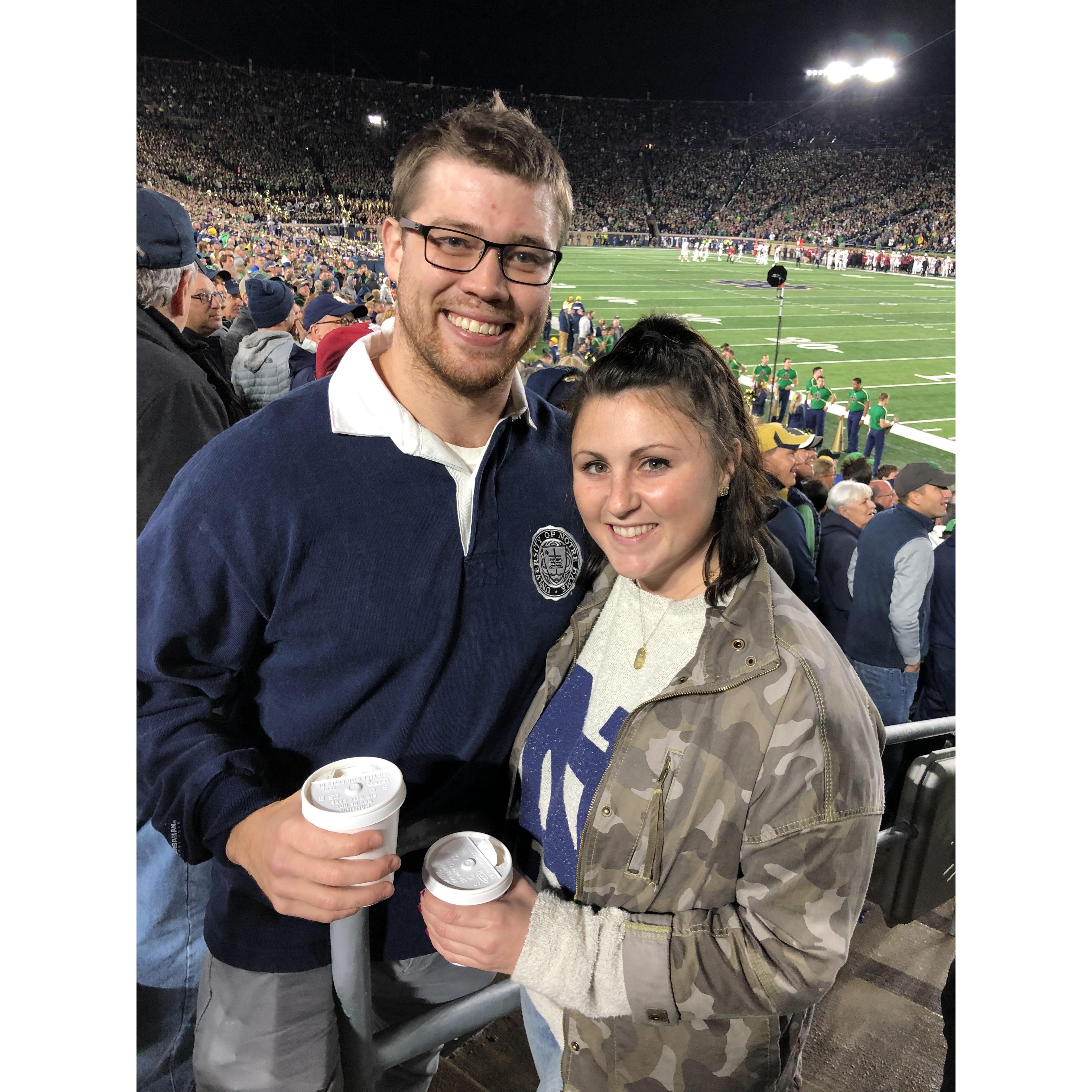 ND vs Standford game