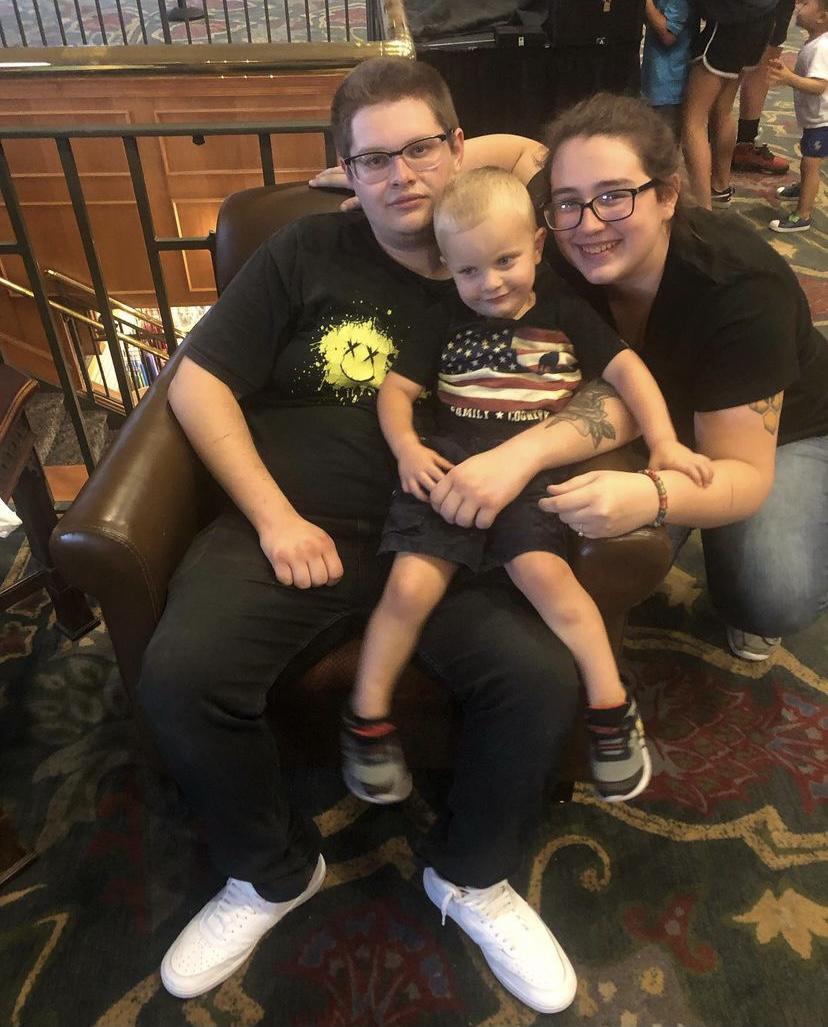 Quentin, Kayla and Blaze (ring bearer)