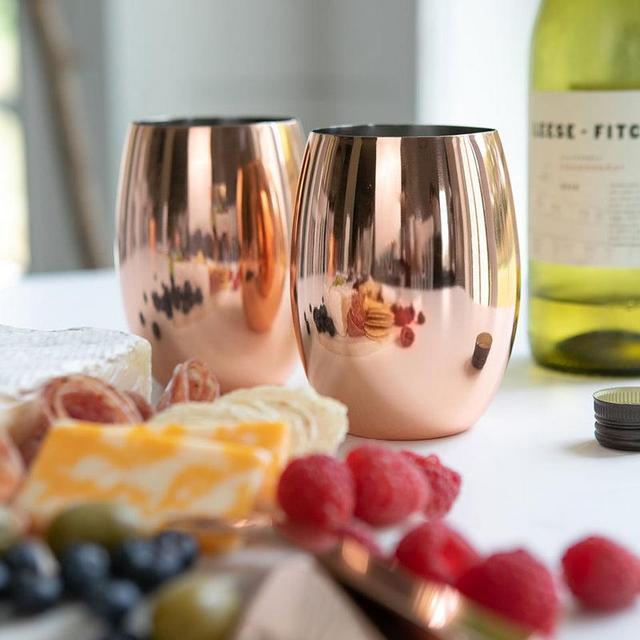 Uncommon James Appellation Stemless Wine Glasses (Set Of 2)